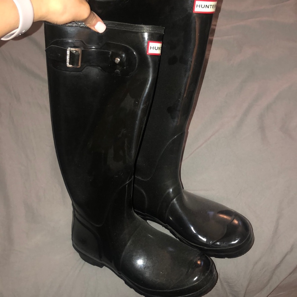 Hunter Boots Black/Shiny